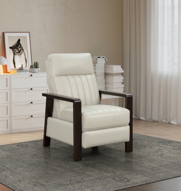 BarcaLounger Ivy Manual Recline-Cason-Putty