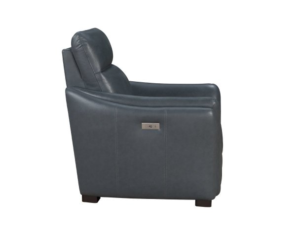 BarcaLounger Silvia Power Recline-Nico-Bluegray