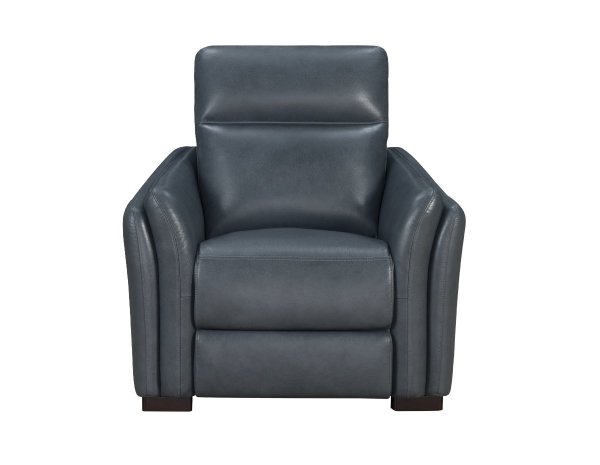 BarcaLounger Silvia Power Recline-Nico-Bluegray