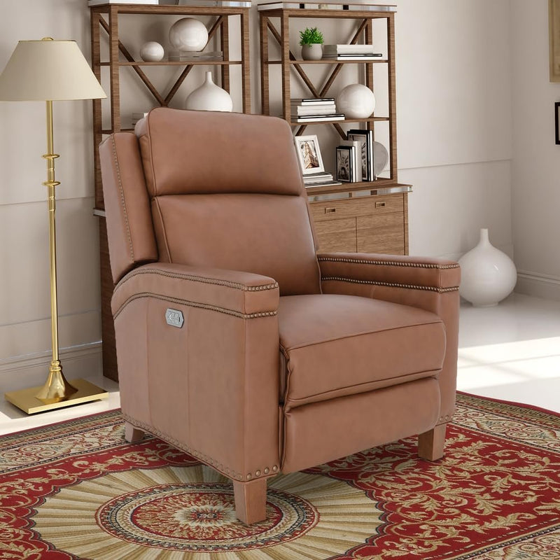 BarcaLounger Smithfield Big Tall Power Recliner-Dobbs-Saddle