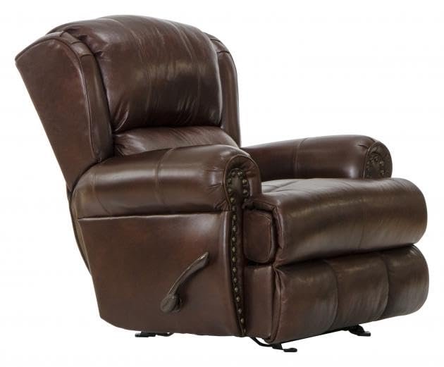 Catnapper Duncan Power Deluxe Lay Flat Recliner-Walnut