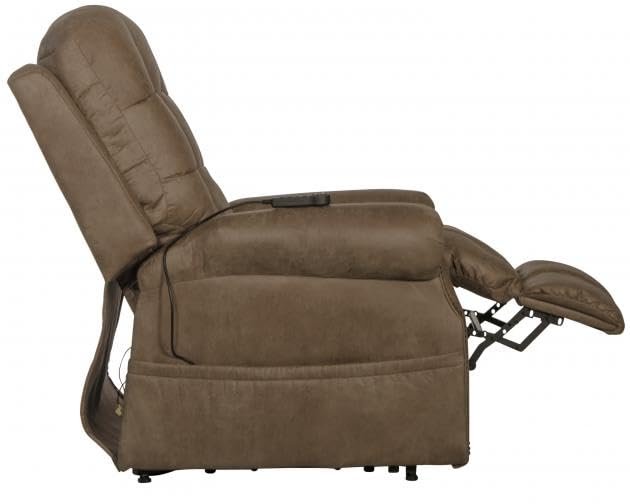 Catnapper Ramsey Power Lift Lay Flat Recliner w/Heat & Massage-Silt