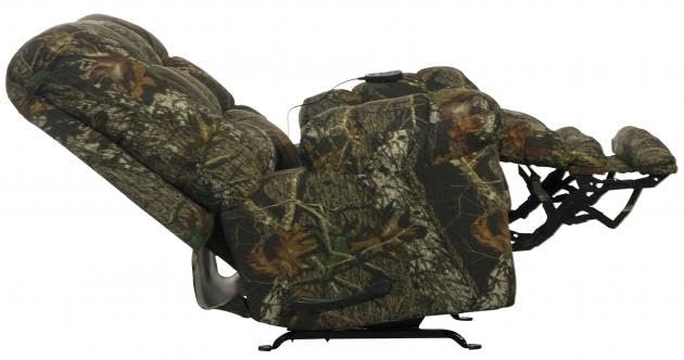 CATNAPPER Magnum Chaise Rocker Recliner w/Heat & Massage - Oversized - X-tra Comfort Footrest-Mossy Oak New Breakup