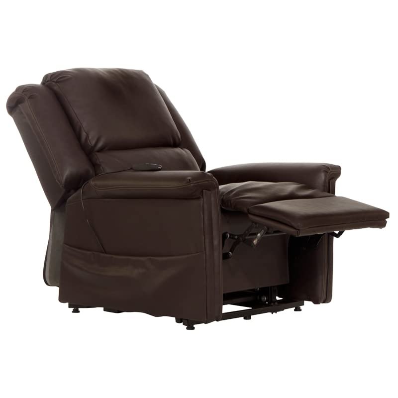 Catnapper Elsie Power Lift Lay Flat Recliner - Hospital Grade PU-Chocolate