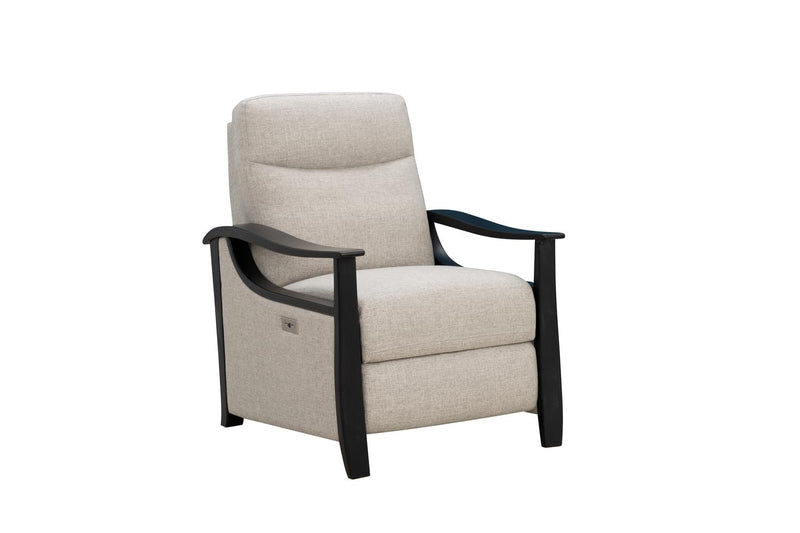 BarcaLounger Woodmark Power Rocker Recliner-Linen-Gray