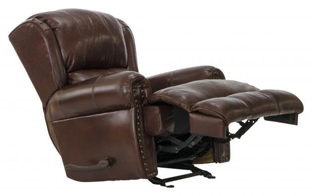 Catnapper Duncan Power Deluxe Lay Flat Recliner-Walnut