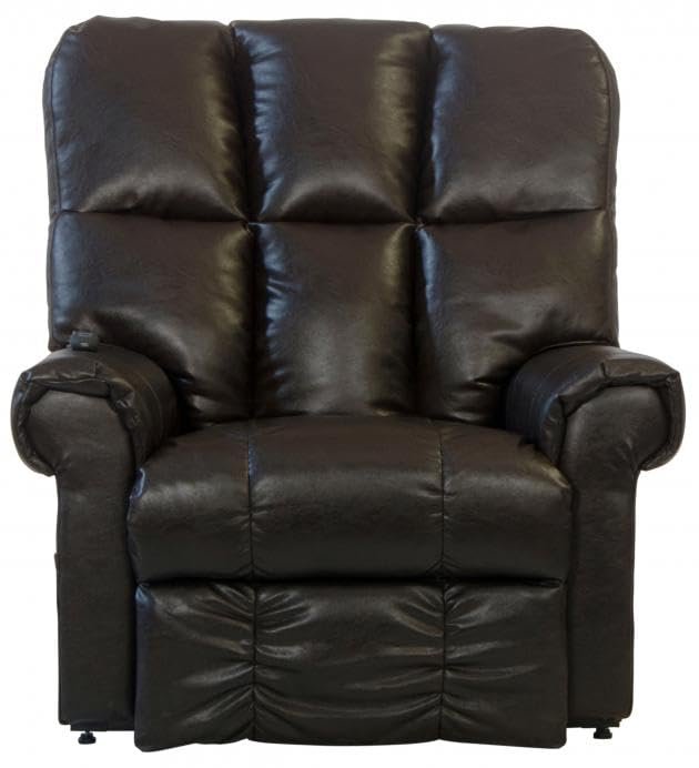 Catnapper Stallworth Power Lift Full Lay-Out Chaise Recliner-Godiva