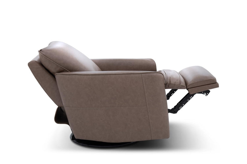 BarcaLounger Maple Power Swivel Glider Recliner