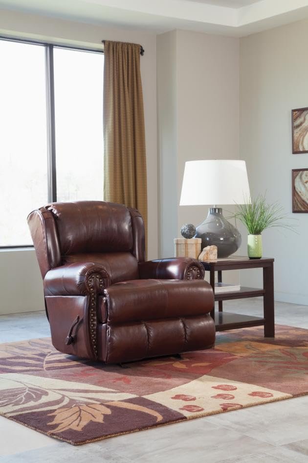 Catnapper Duncan Power Deluxe Lay Flat Recliner-Walnut