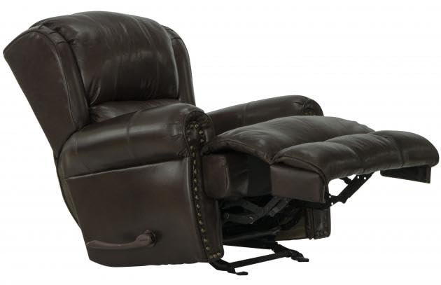 Catnapper Duncan Power Deluxe Lay Flat Recliner-Chocolate