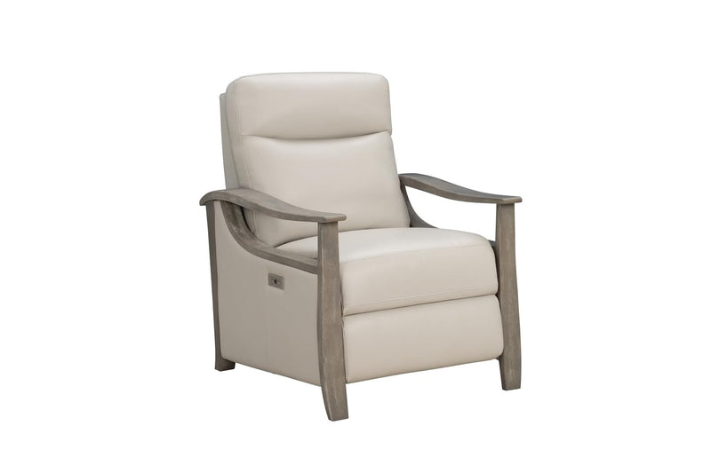 BarcaLounger Woodmark Power Rocker Recliner-Cason-Putty