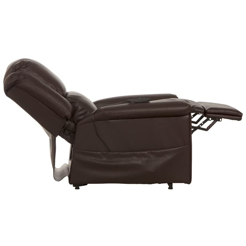 Catnapper Elsie Power Lift Lay Flat Recliner - Hospital Grade PU-Chocolate