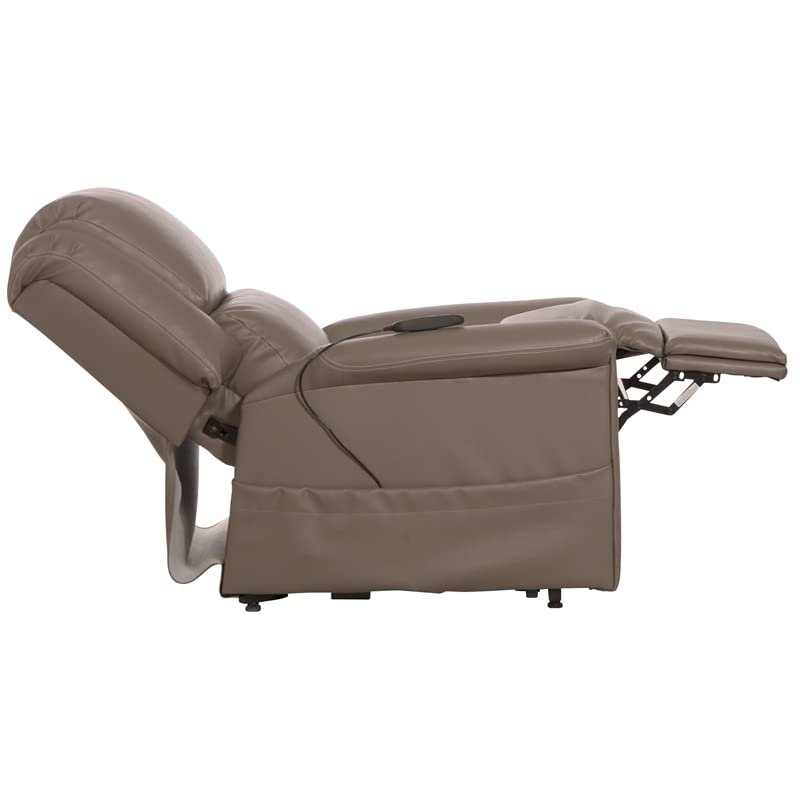 Catnapper Elsie Power Lift Lay Flat Recliner - Hospital Grade PU-Dove