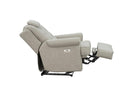 BarcaLounger Everly Power Recliner-Linen-Gray