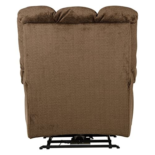 Catnapper Malone Power Lay Flat Recliner w/ Extended Ottoman-Truffle