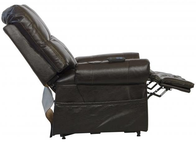 Catnapper Stallworth Power Lift Full Lay-Out Chaise Recliner-Godiva