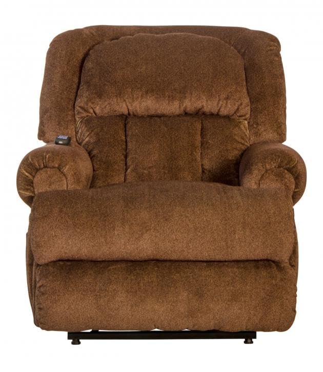 Catnapper Burns Power Lift Full Lay Flat Chaise Recliner w/Dual Motor Comfort Function-Spice