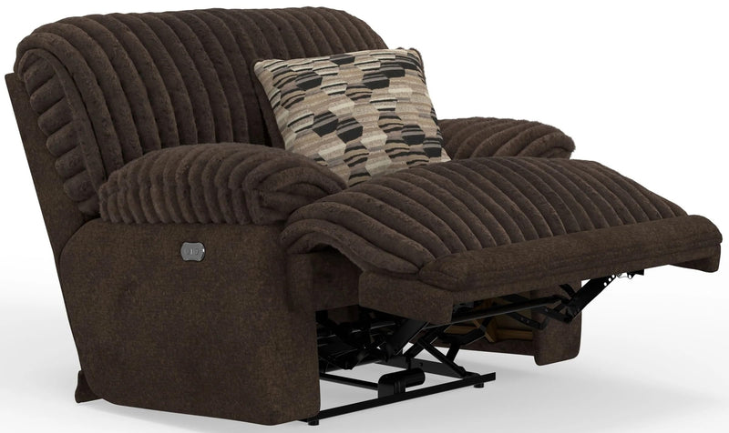 Catnapper Hollifield Power Wall Hugger Recliner-Chocolate