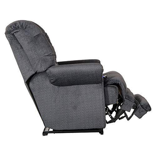 Catnapper Malone Power Lay Flat Recliner w/ Extended Ottoman-Ink