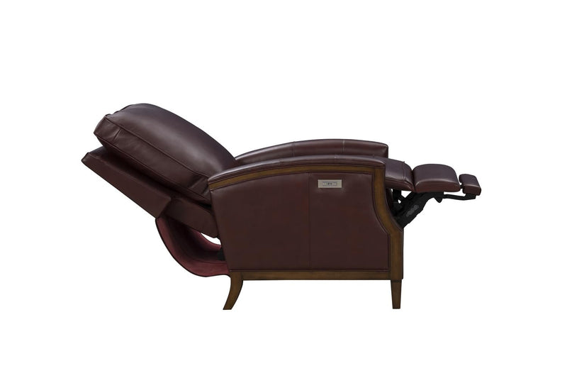 BarcaLounger Williamson Power Recliner-Marisol-Cabernet