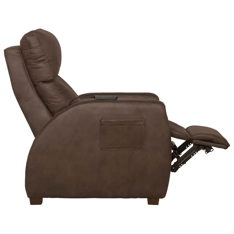 Catnapper Relaxer Power Headrest Power Lay Flat Recliner w/CR3 Heat/Massage/Lumbar/Zero Gravity-Bark