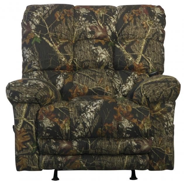 CATNAPPER Magnum Chaise Rocker Recliner w/Heat & Massage - Oversized - X-tra Comfort Footrest-Mossy Oak New Breakup