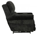 Catnapper Warner Power Headrest w/Lumbar Power Lift Lay Flat Recliner w/Dual Motor & Extended Ottoman-Slate