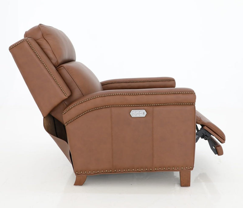 BarcaLounger Smithfield Big Tall Power Recliner-Dobbs-Saddle