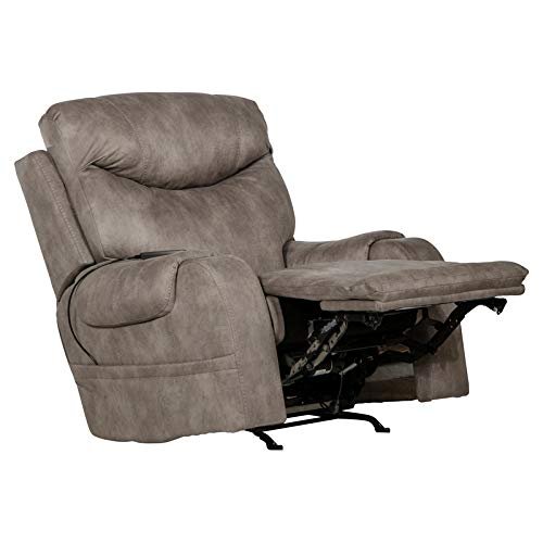 Catnapper Recharger Power Headrest Power Rocker Recliner w/CR3 Heat/Massage/Lumbar-Charcoal