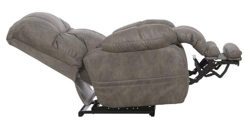 Catnapper Flynn Power Headrest w/Lumbar Power Lay Flat Recliner w/Dual Heat & Massage-Fig