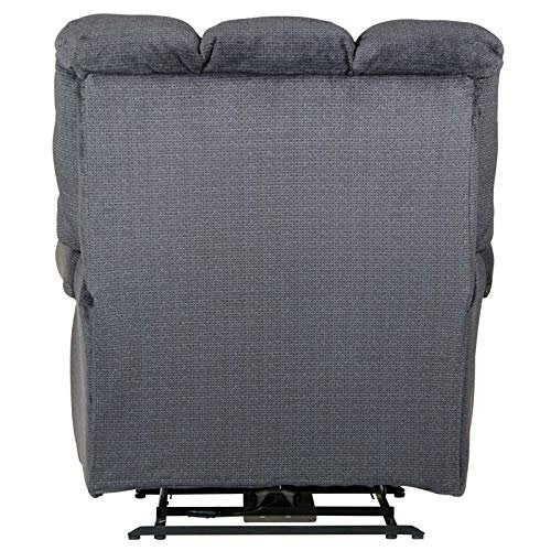 Catnapper Malone Power Lay Flat Recliner w/ Extended Ottoman-Ink