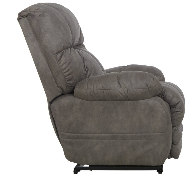 Catnapper Flynn Power Headrest w/Lumbar Power Lay Flat Recliner w/Dual Heat & Massage-Fig