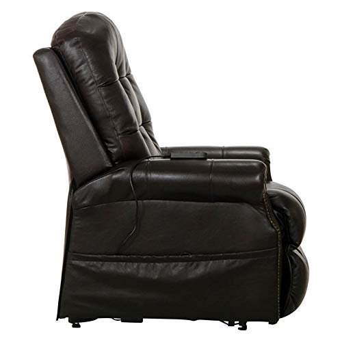 Catnapper Madison Power Lift Lay Flat Recliner w/Heat & Massage-Chocolate