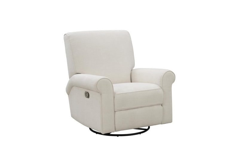 BarcaLounger Tegan Manual Swivel Glider Recliner-Tweed-Linen