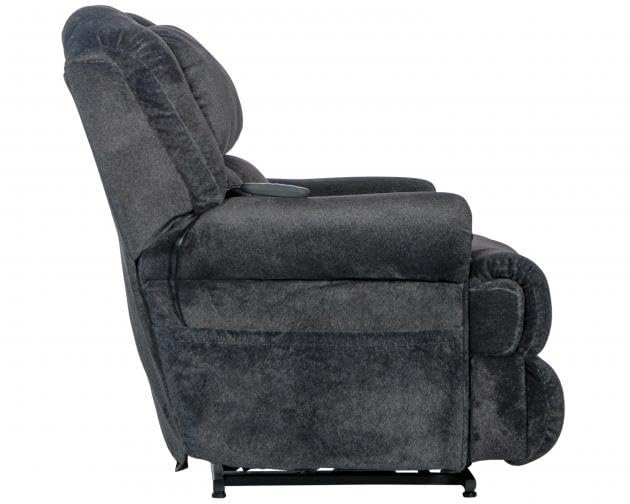 Catnapper Power Lift Full Lay Flat Chaise Recliner w/Dual Motor Comfort Function-Midnight