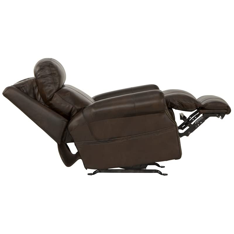 Catnapper Vito Power Headrest Power Rocker Recliner w/CR3 Heat/Massage/Lumbar- Cocoa