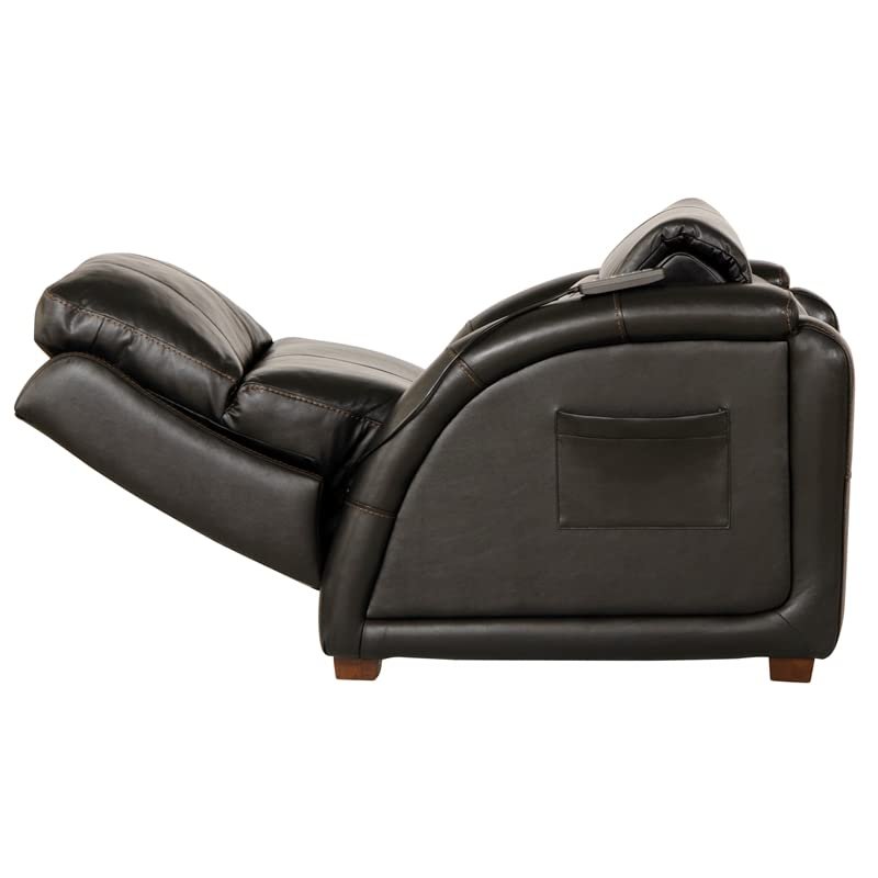 Catnapper Reliever Power Headrest Power Lay Flat Recliner w/CR3 Heat/Massage/Lumbar/Zero Gravity-Black