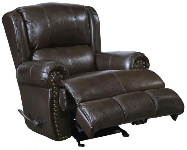 Catnapper Duncan Power Deluxe Lay Flat Recliner-Chocolate