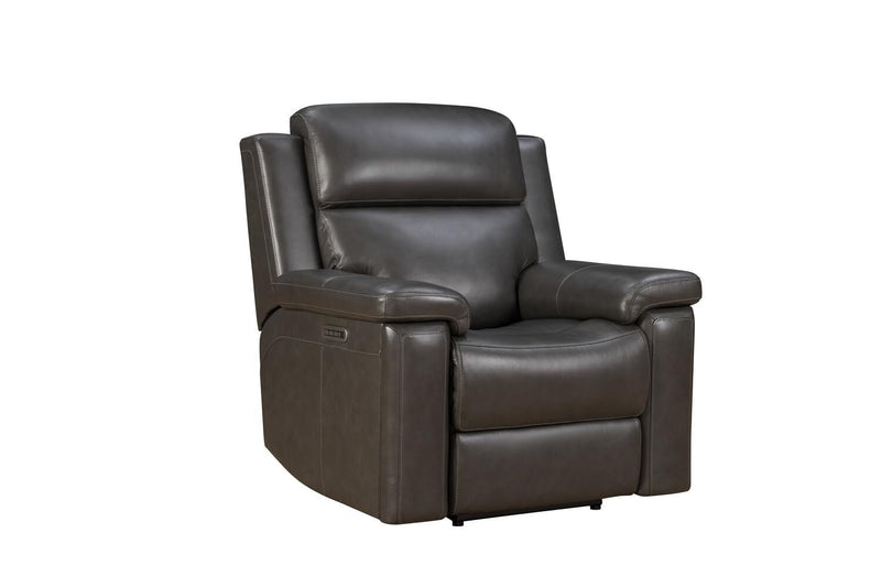 BarcaLounger Leon Power Recliner-Matteo-Smokey-Gray