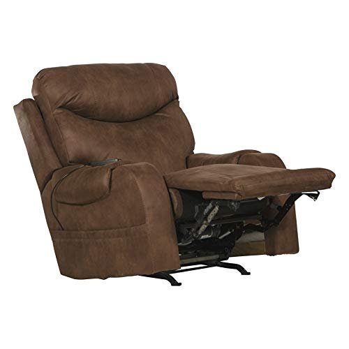 Catnapper Recharger Power Headrest Power Rocker Recliner w/CR3 Heat/Massage/Lumbar-Chocolate