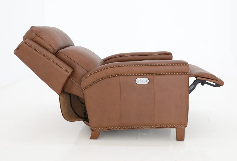 BarcaLounger Smithfield Big Tall Power Recliner-Dobbs-Saddle