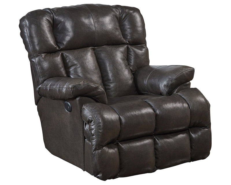 Catnapper Victor Power Lay Flat Chaise Recliner-Chocolate