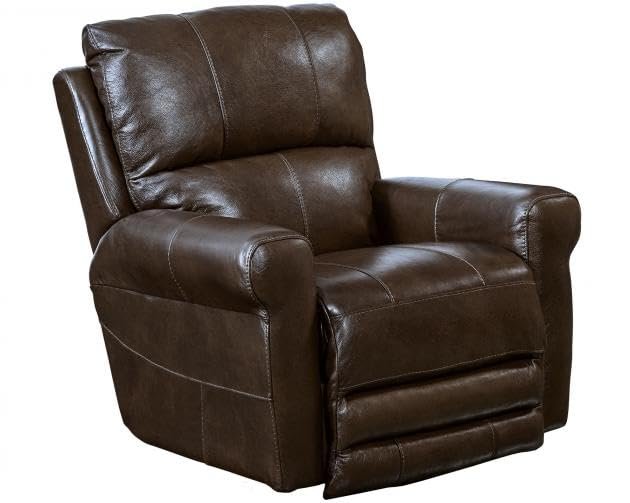 Catnapper Hoffner Power Lay Flat Recliner-Chocolate