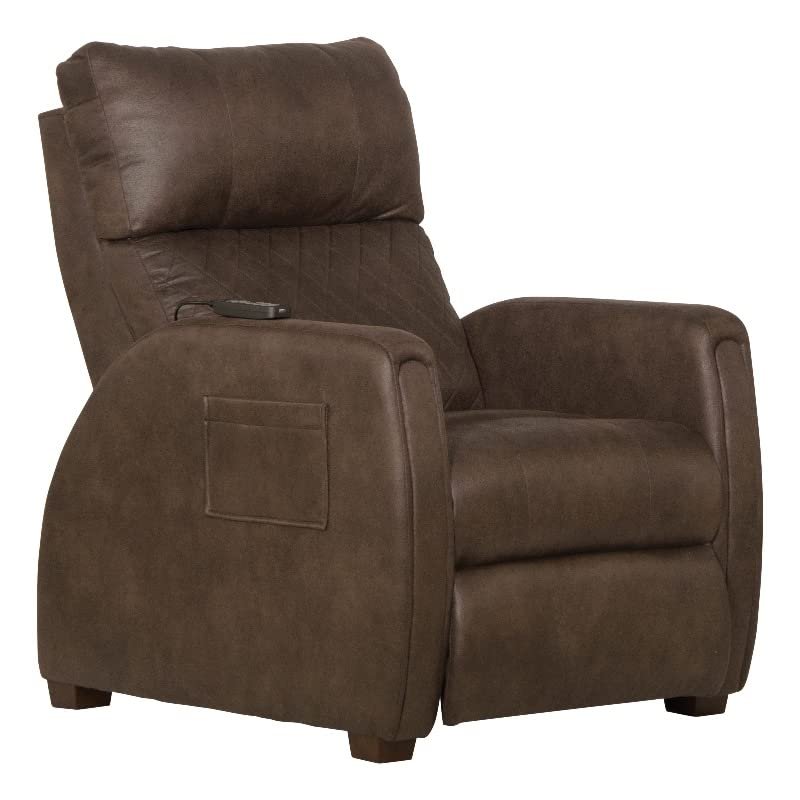 Catnapper Relaxer Power Headrest Power Lay Flat Recliner w/CR3 Heat/Massage/Lumbar/Zero Gravity-Bark