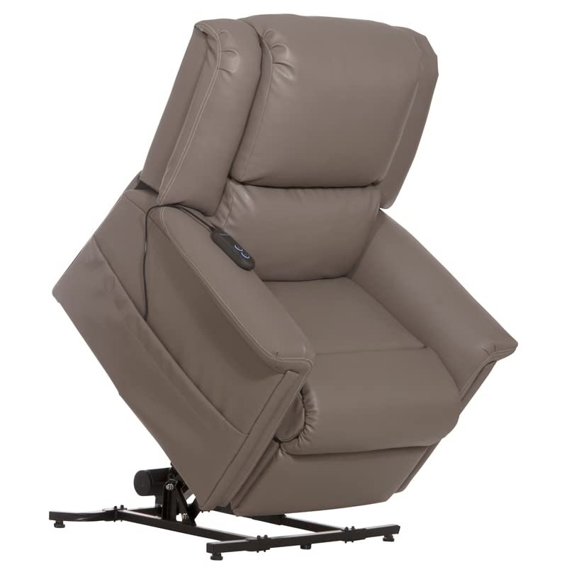 Catnapper Elsie Power Lift Lay Flat Recliner - Hospital Grade PU-Dove