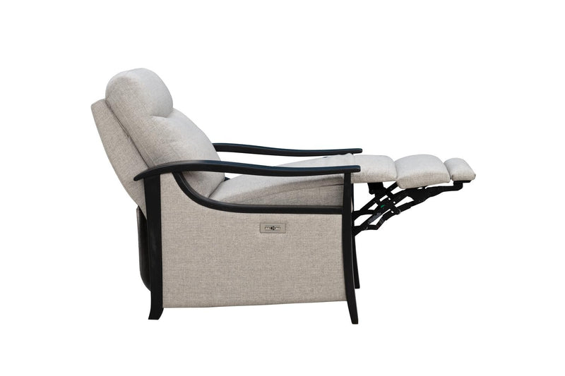 BarcaLounger Woodmark Power Rocker Recliner-Linen-Gray