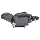 Catnapper Malone Power Lay Flat Recliner w/ Extended Ottoman-Ink