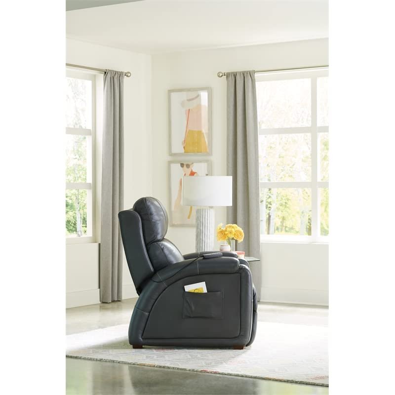 Catnapper Reliever Power Headrest Power Lay Flat Recliner w/CR3 Heat/Massage/Lumbar/Zero Gravity-Gunmetal