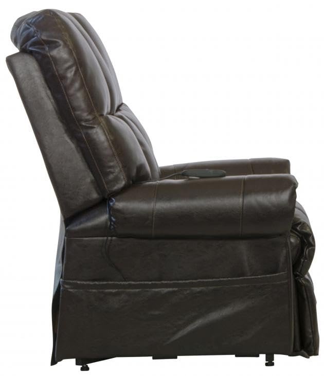 Catnapper Stallworth Power Lift Full Lay-Out Chaise Recliner-Godiva