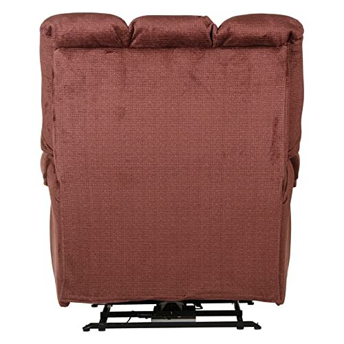 Catnapper Malone Power Lay Flat Recliner w/ Extended Ottoman-Merlot